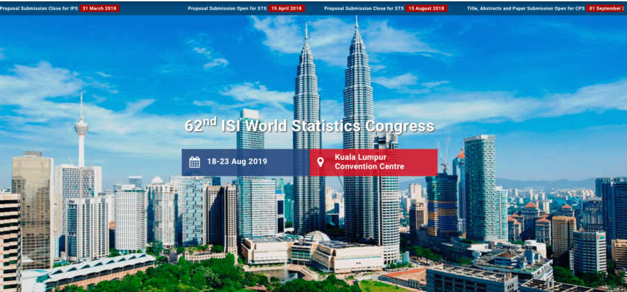 WSC2019: http://www.isi2019.org/