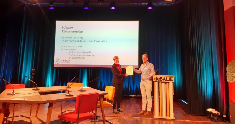 Rianne de Heide wins Willem R. van Zwet Award